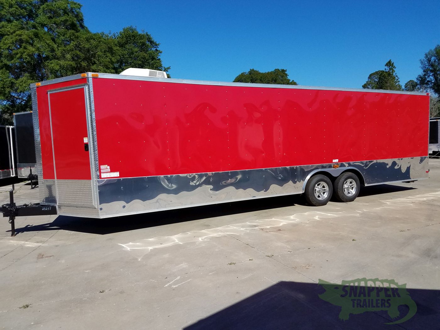 South Georgia Cargo 8.5x28 TA Trailer - Red, Concession Doors, AC, Electrical, Many Options - Image 3