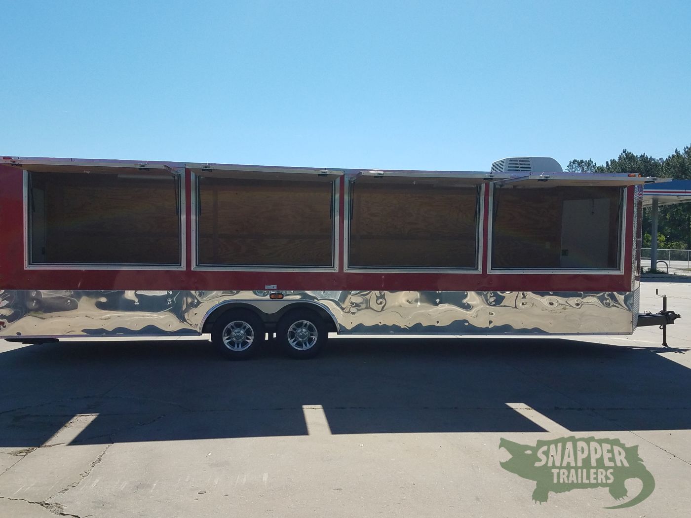 South Georgia Cargo 8.5x28 TA Trailer - Red, Concession Doors, AC, Electrical, Many Options - Image 7