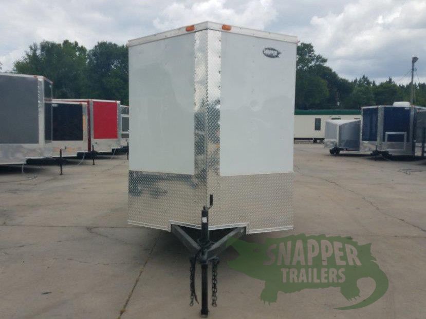 South Georgia Cargo 6x12 SA Trailer - White, Ramp, Side Door, Extra Height, Extended Tongue, E-Track - Image 11