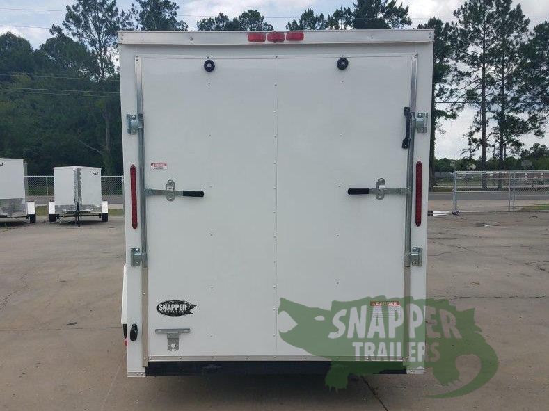 South Georgia Cargo 6x12 SA Trailer - White, Ramp, Side Door, Extra Height, Extended Tongue, E-Track - Image 6
