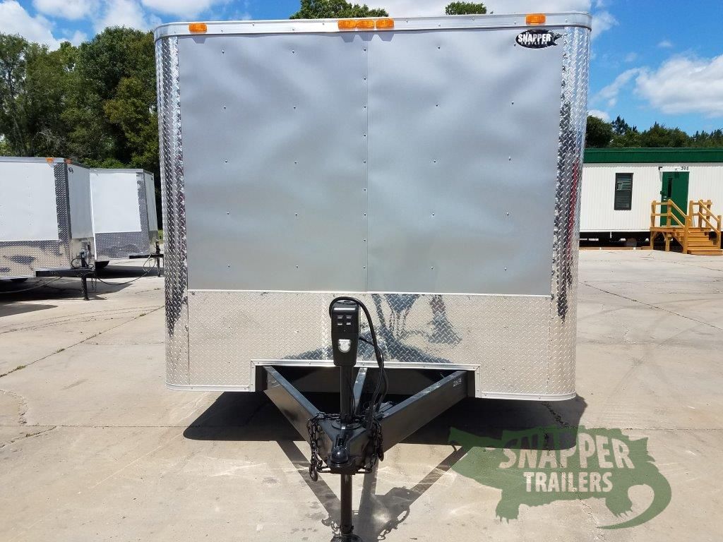 South Georgia Cargo 8.5x20 TA Trailer - Silver Frost, flat Front, Electric, Escape Door - Image 11
