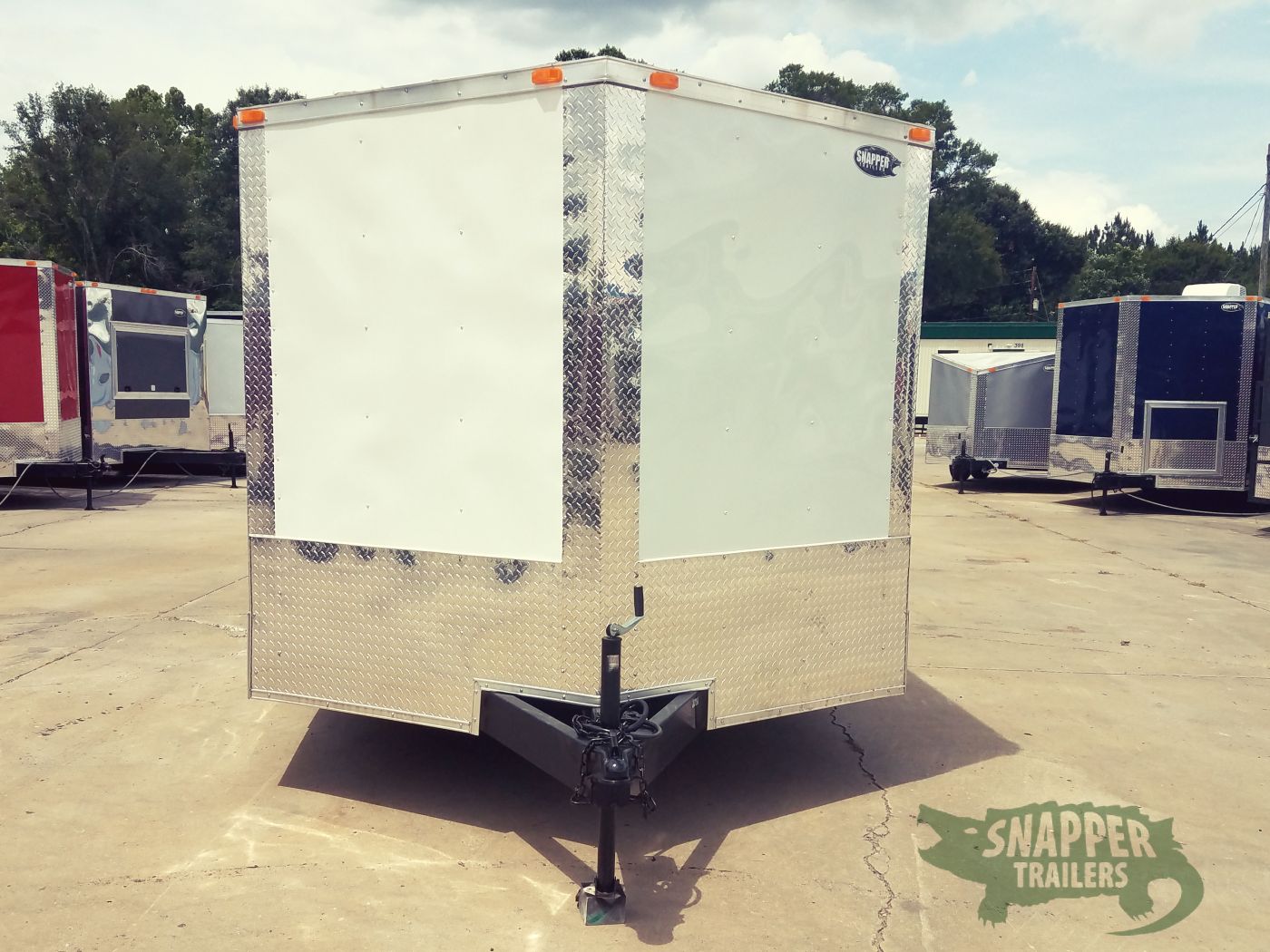 South Georgia Cargo 8.5x26 TA Trailer - White, Ramp, Side Door, Extra Roof Vent, ATP Wrap - Image 9