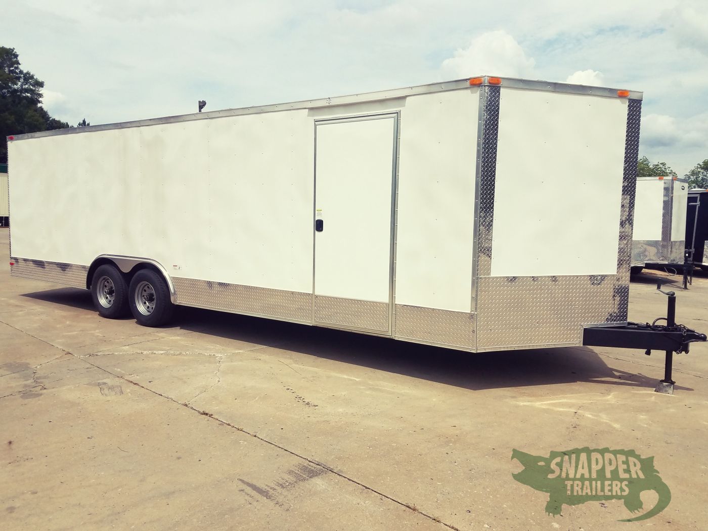 South Georgia Cargo 8.5x26 TA Trailer - White, Ramp, Side Door, Extra Roof Vent, ATP Wrap - Image 8