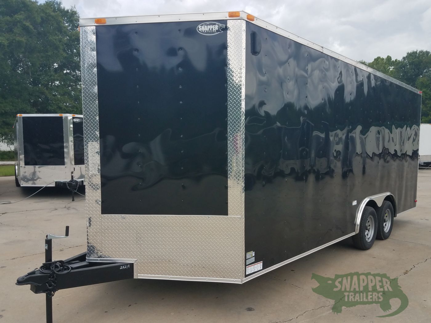 South Georgia Cargo 8.5x20 TA Trailer - Black, Ramp, Side Door, +12 Height, Stab Jacks, One Piece Al Roof, ATP Trans Flap, Side Vents - Image 2