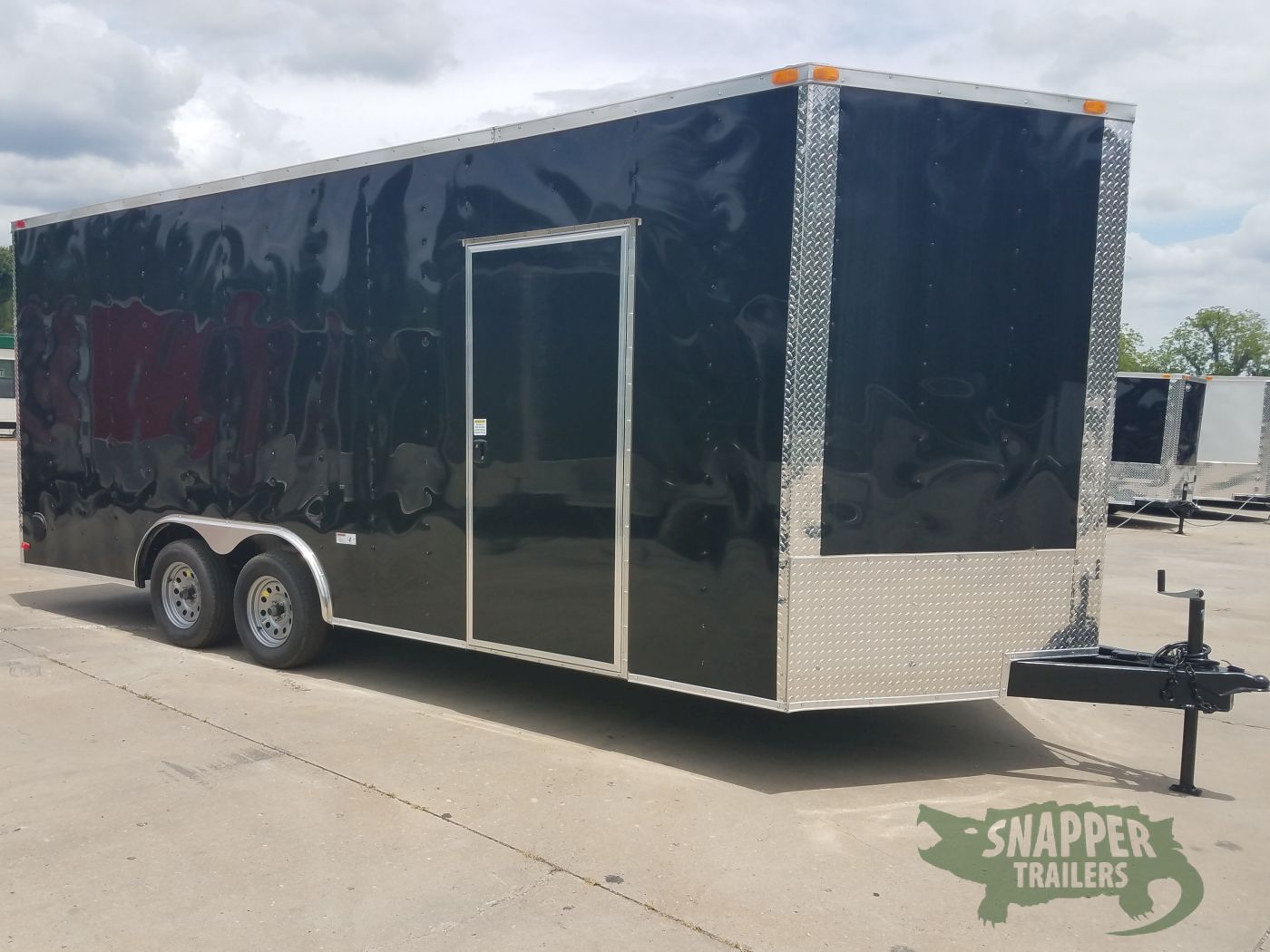 South Georgia Cargo 8.5x20 TA Trailer - Black, Ramp, Side Door, +12 Height, Stab Jacks, One Piece Al Roof, ATP Trans Flap, Side Vents - Image 10