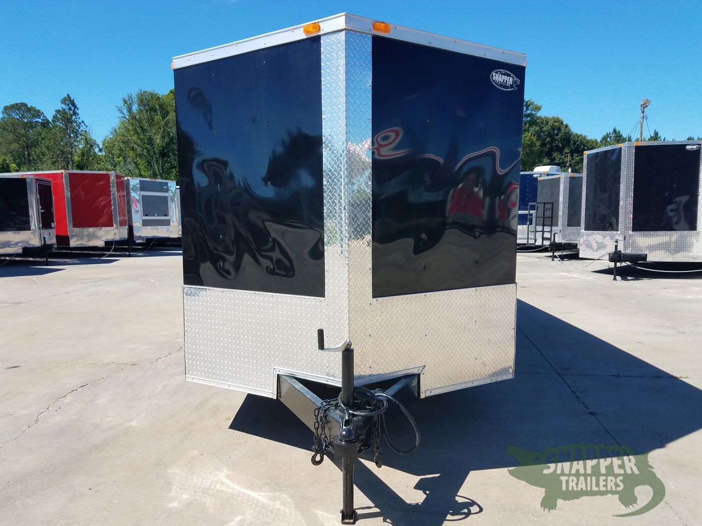 South Georgia Cargo 7x20 TA Trailer - Black, Ramp, Side Door, Extra Ventilation - Image 11