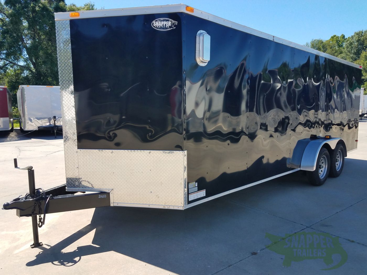 South Georgia Cargo 7x20 TA Trailer - Black, Ramp, Side Door, Extra Ventilation - Image 2