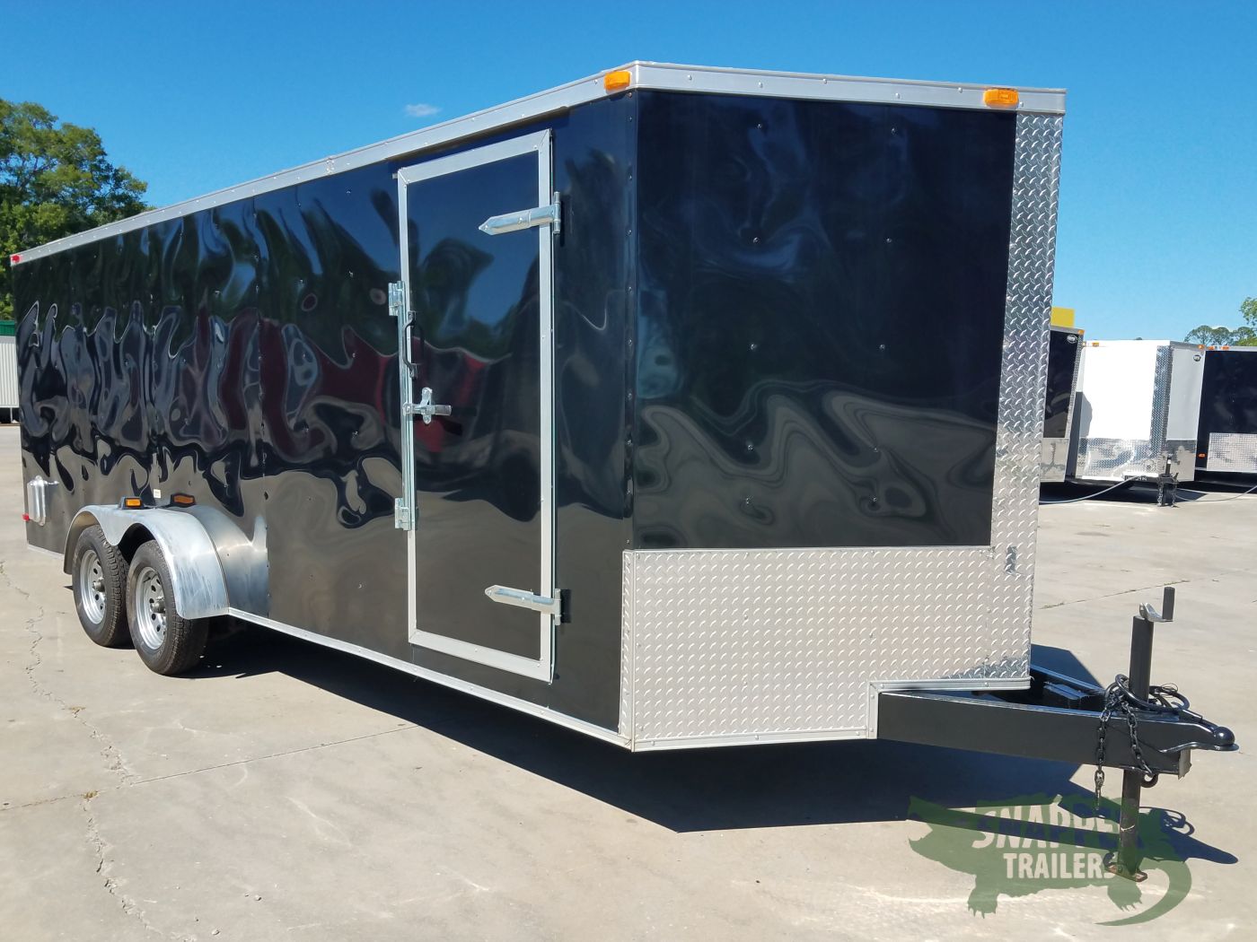 South Georgia Cargo 7x20 TA Trailer - Black, Ramp, Side Door, Extra Ventilation - Image 10