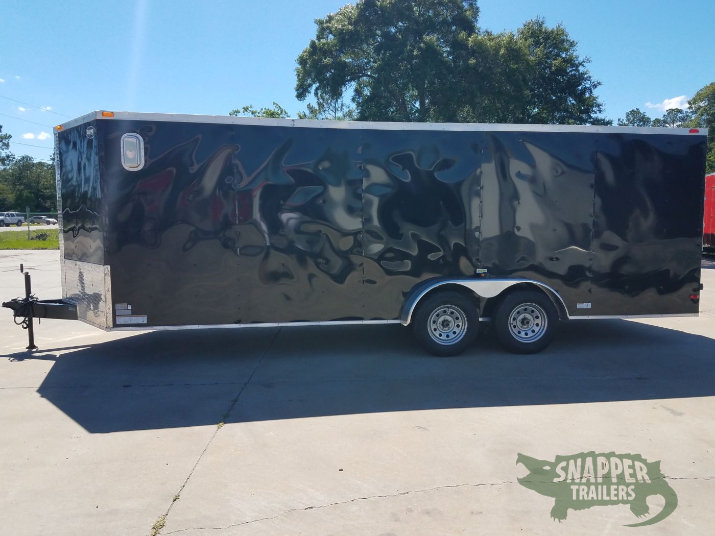 South Georgia Cargo 7x20 TA Trailer - Black, Ramp, Side Door, Extra Ventilation - Image 3