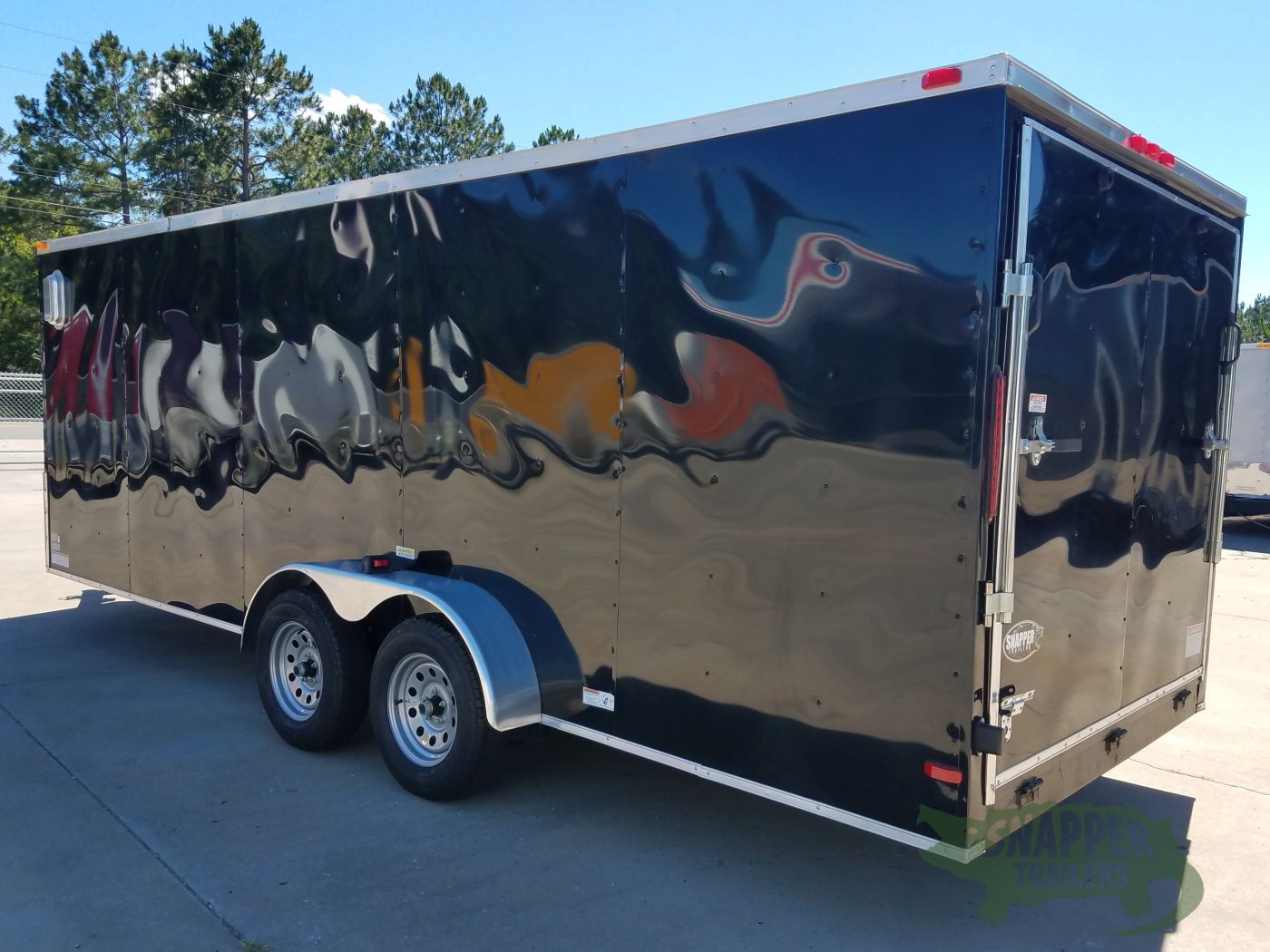 South Georgia Cargo 7x20 TA Trailer - Black, Ramp, Side Door, Extra Ventilation - Image 4