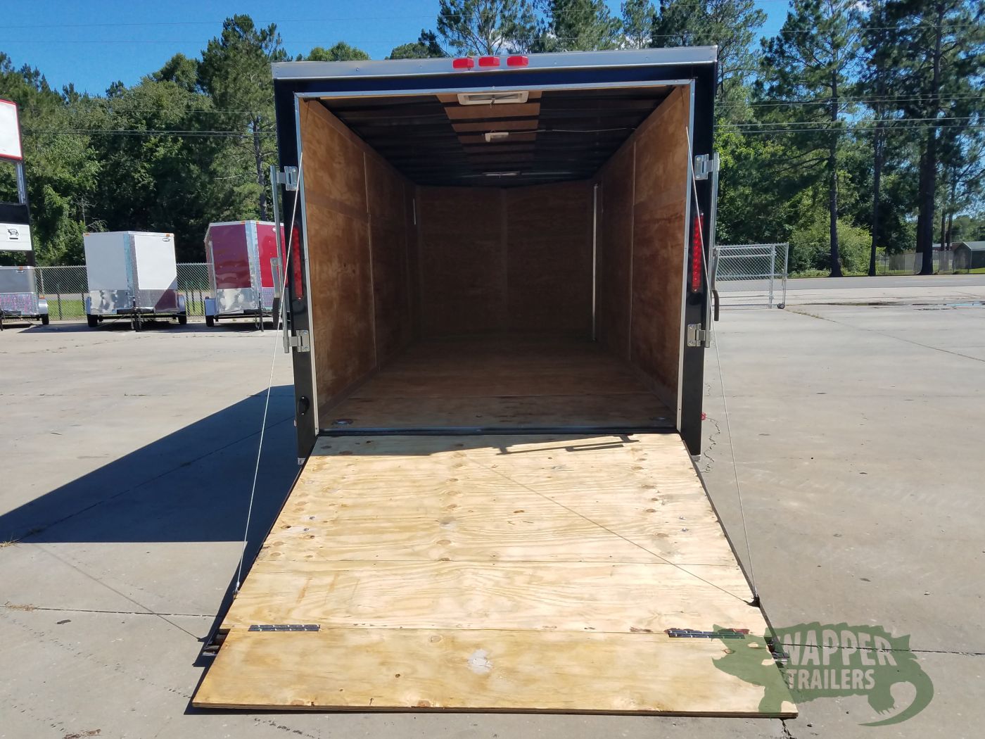South Georgia Cargo 7x20 TA Trailer - Black, Ramp, Side Door, Extra Ventilation - Image 5
