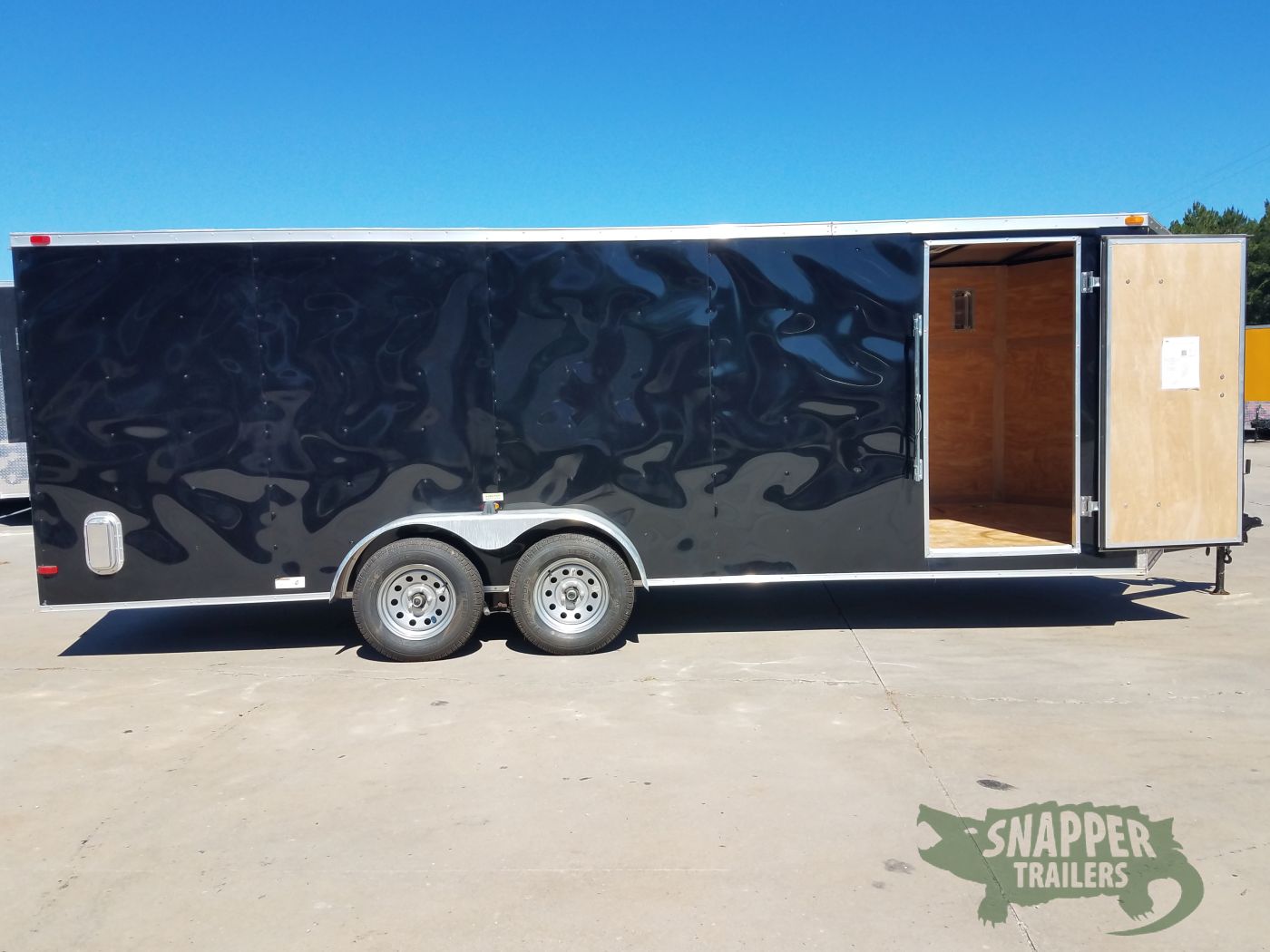 South Georgia Cargo 7x20 TA Trailer - Black, Ramp, Side Door, Extra Ventilation - Image 8