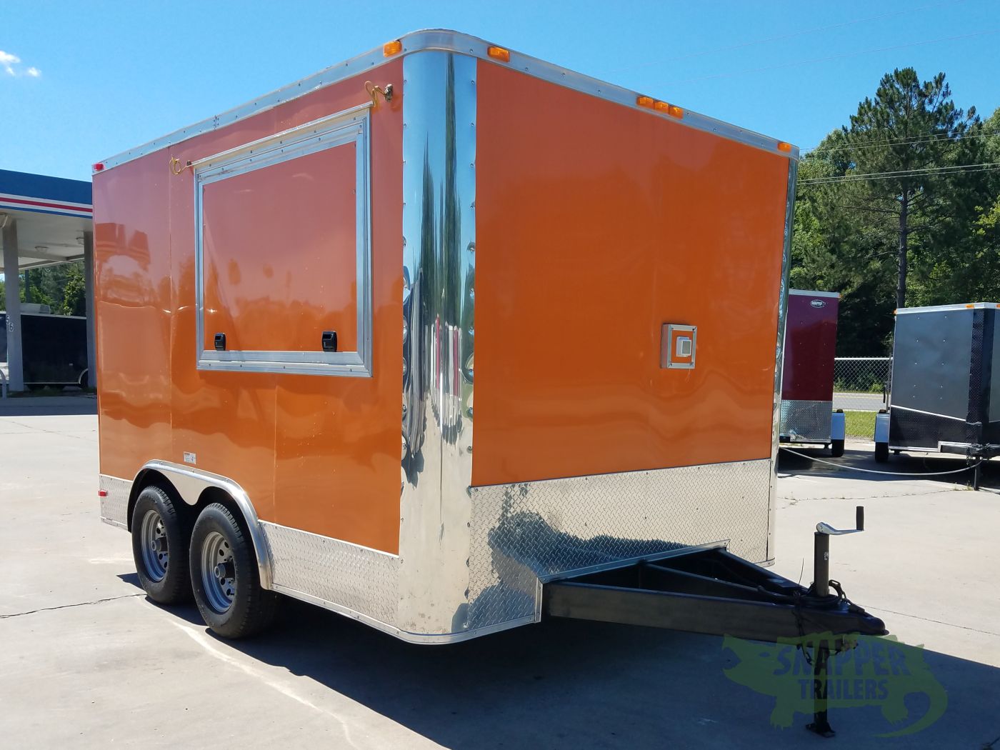 South Georgia Cargo 8.5x12 TA Trailer - Orange, Electrical, Finished Interior, Additional Options - Image 9