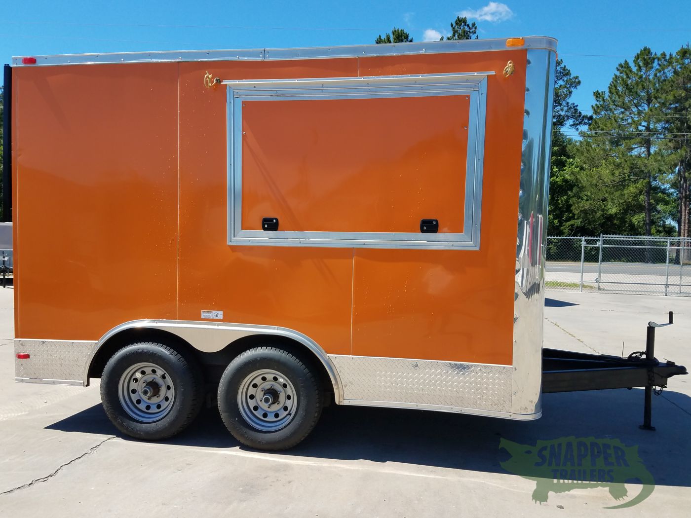 South Georgia Cargo 8.5x12 TA Trailer - Orange, Electrical, Finished Interior, Additional Options