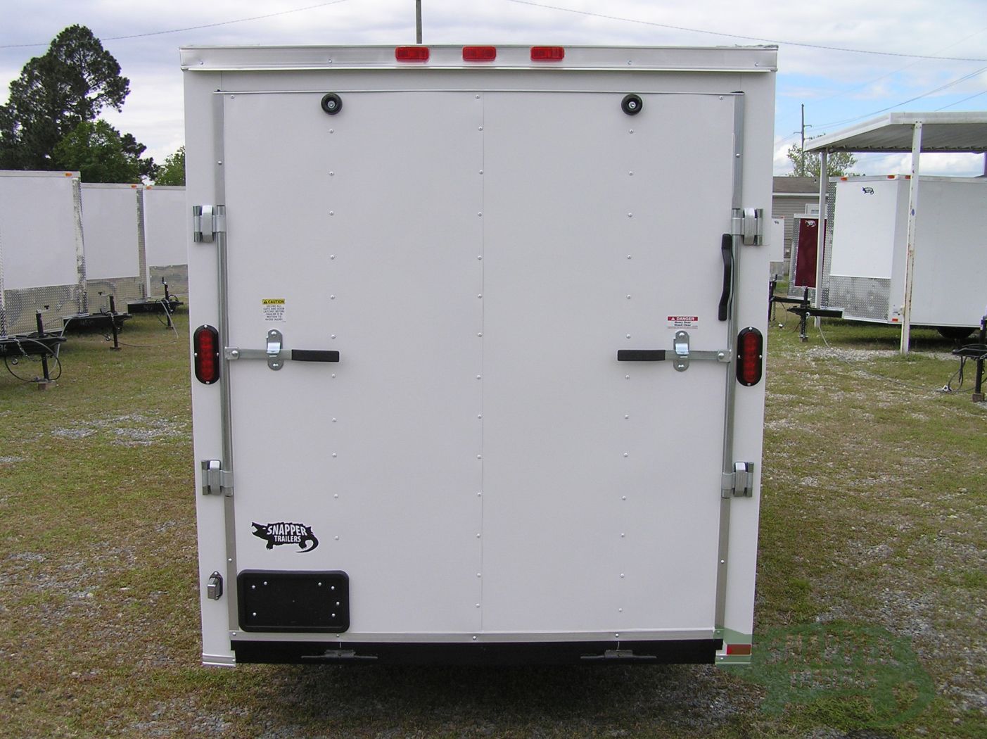 Freedom Trailers 6x14 SA Trailer - White, Ramp, Side Door, Extra Height - Image 7