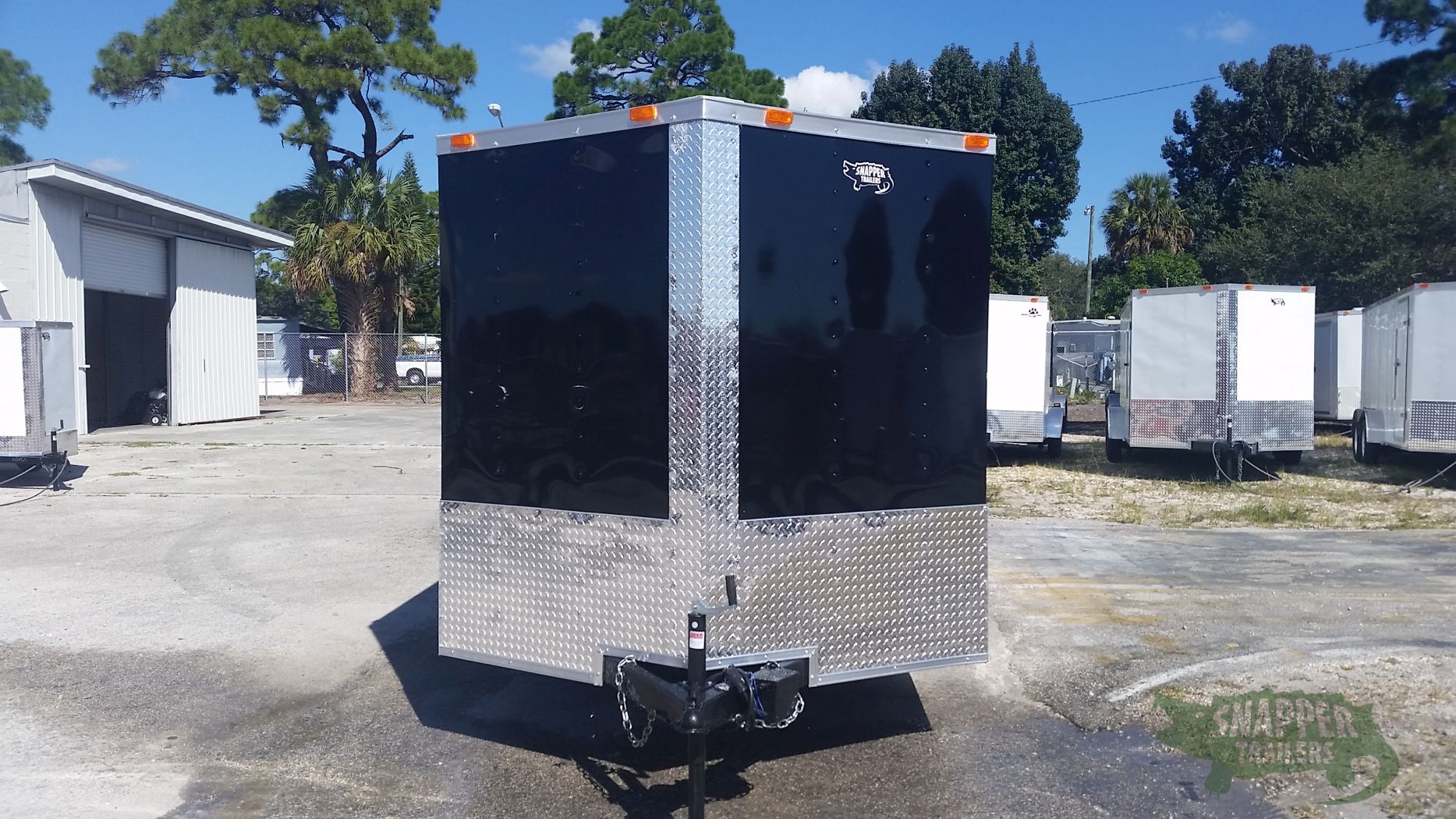 Freedom Trailers 7x14 TA Trailer - Black, Ramp, Side Door, Extra Height - Image 13