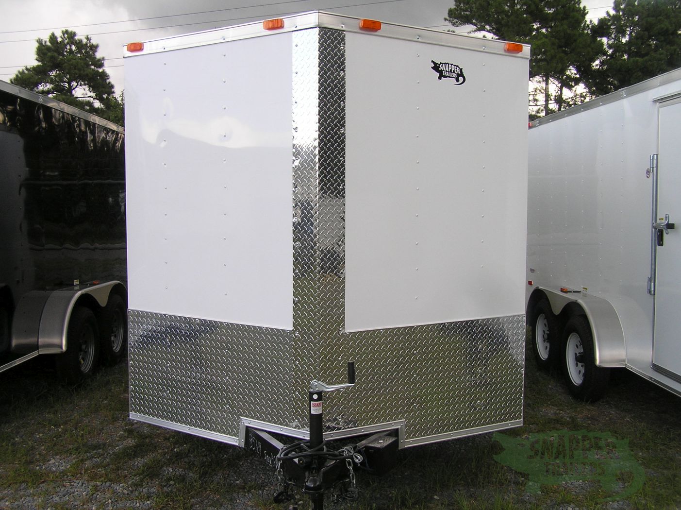 Freedom Trailers 7x14 TA Trailer - White, Double Doors, Side Door, Extra Height - Image 14
