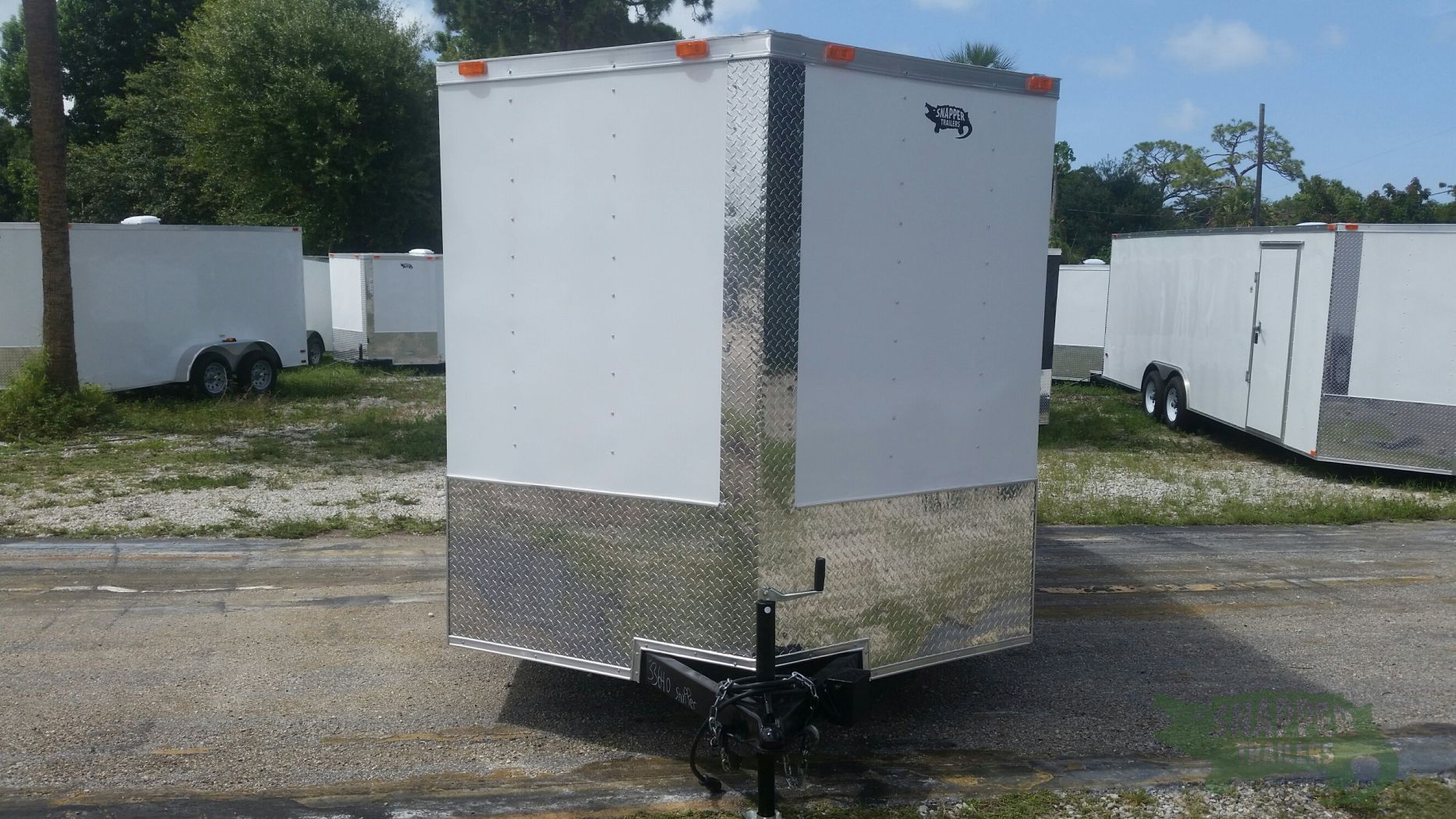 Freedom Trailers 7x14 TA Trailer - White, Ramp, Side Door, Extra Height - Image 13