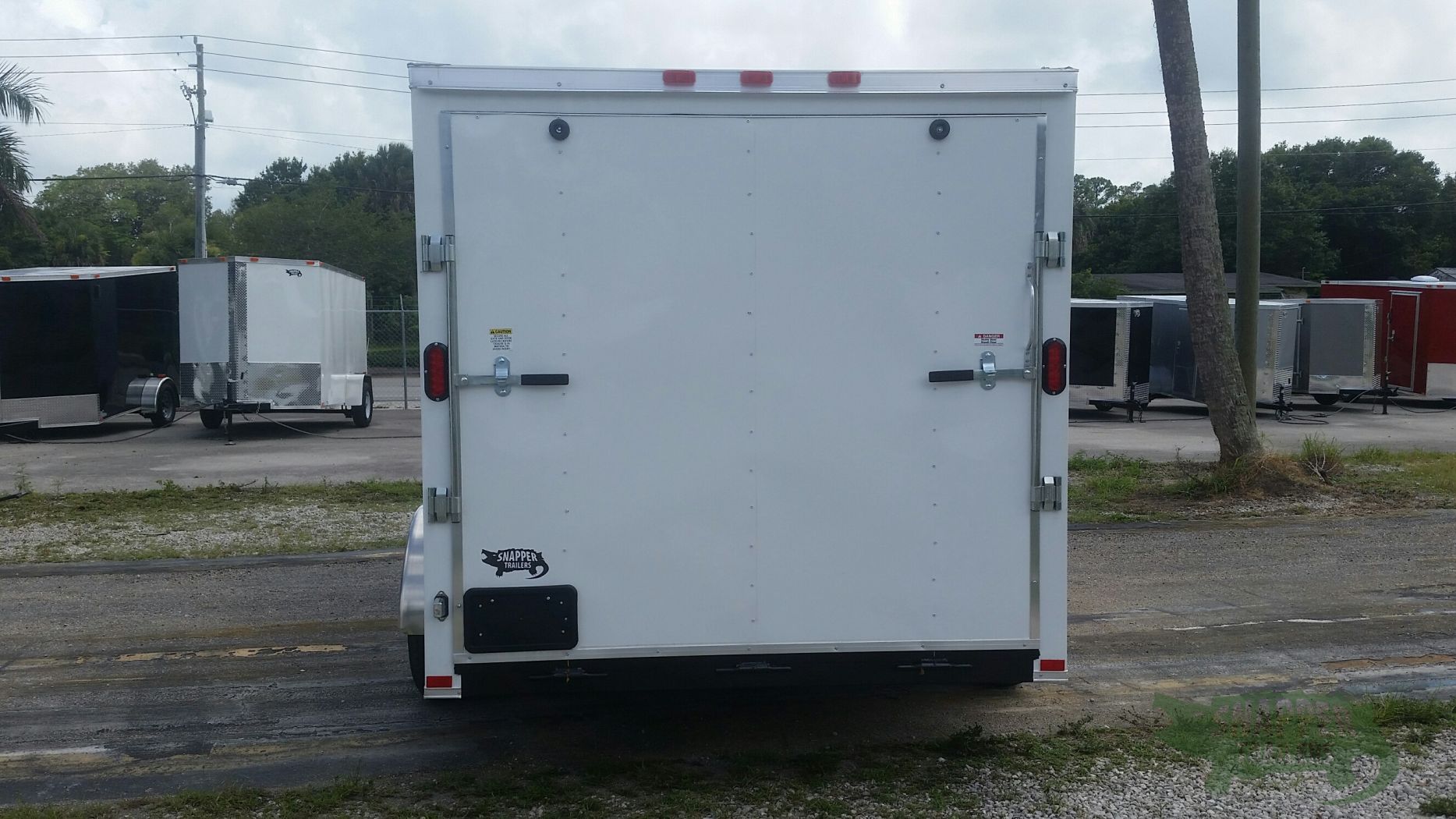 Freedom Trailers 7x14 TA Trailer - White, Ramp, Side Door, Extra Height - Image 7