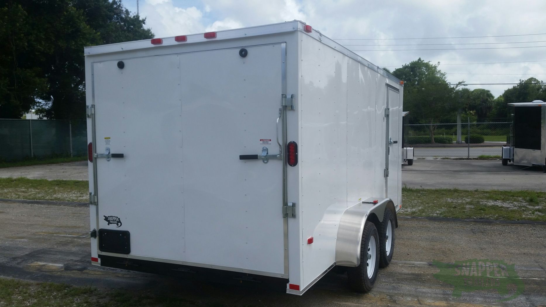Freedom Trailers 7x14 TA Trailer - White, Ramp, Side Door, Extra Height - Image 9