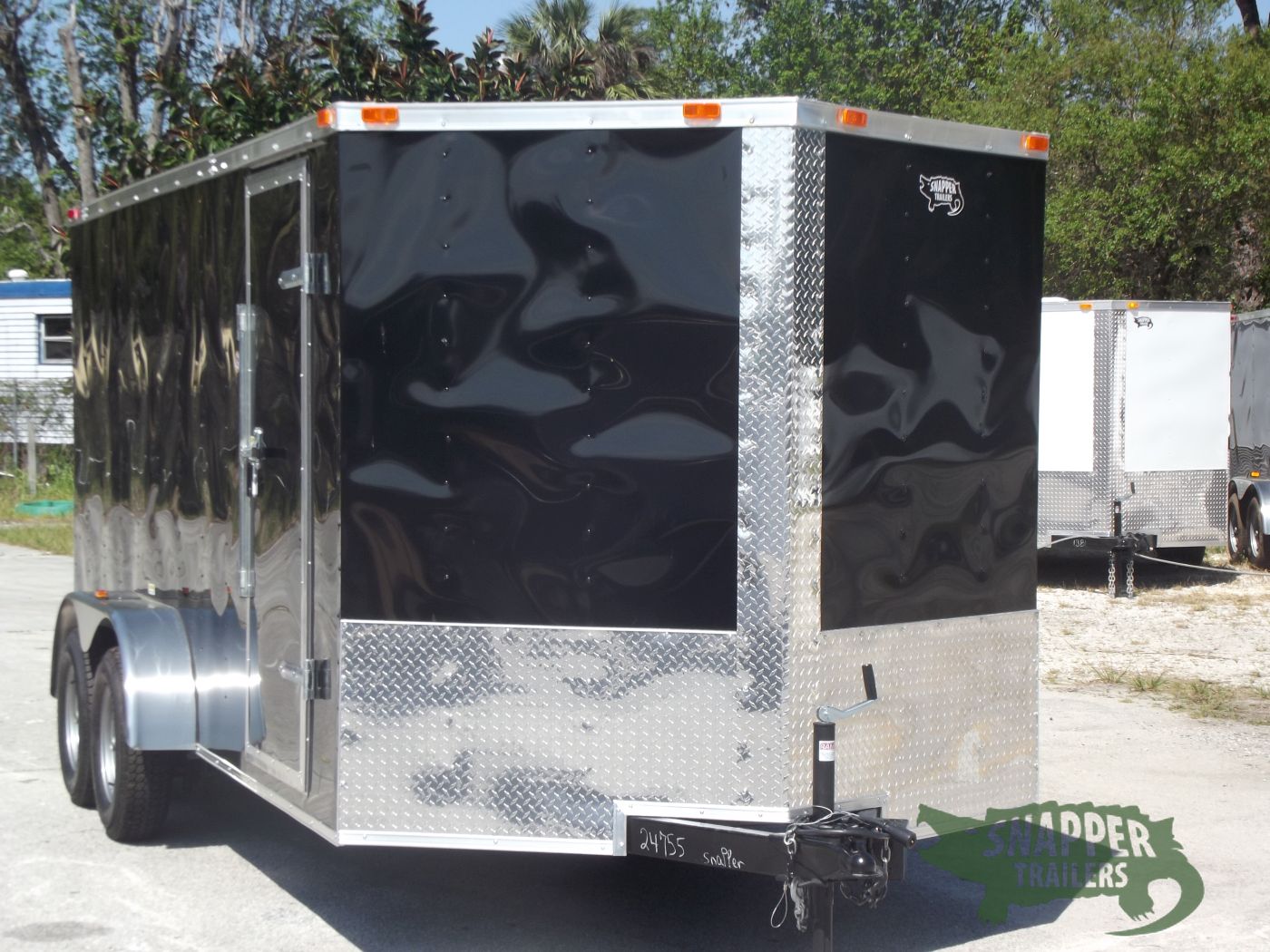 Freedom Trailers 7x16 TA Trailer - Black, Ramp, Side Door, Extra Height - Image 12