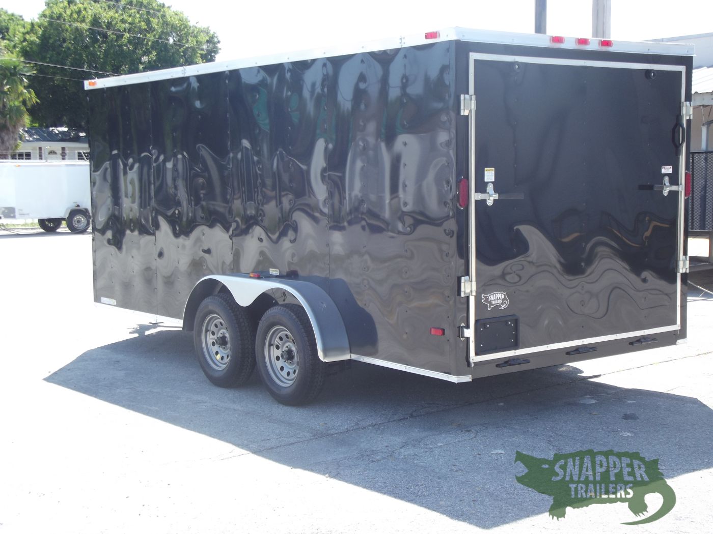 Freedom Trailers 7x16 TA Trailer - Black, Ramp, Side Door, Extra Height - Image 5