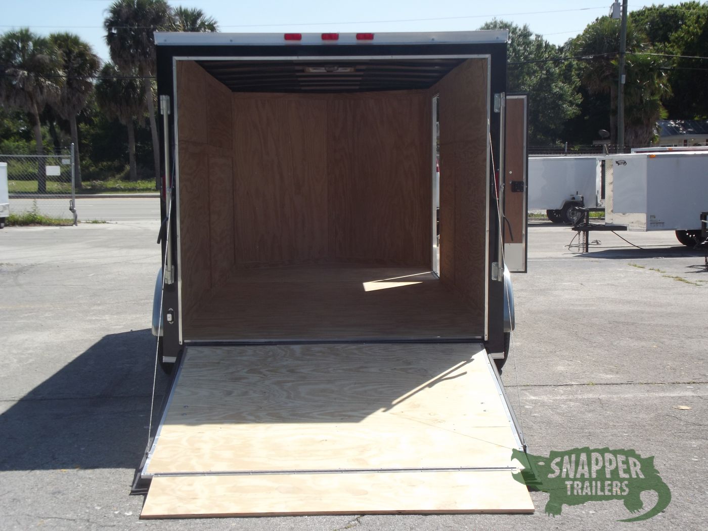 Freedom Trailers 7x16 TA Trailer - Black, Ramp, Side Door, Extra Height - Image 6