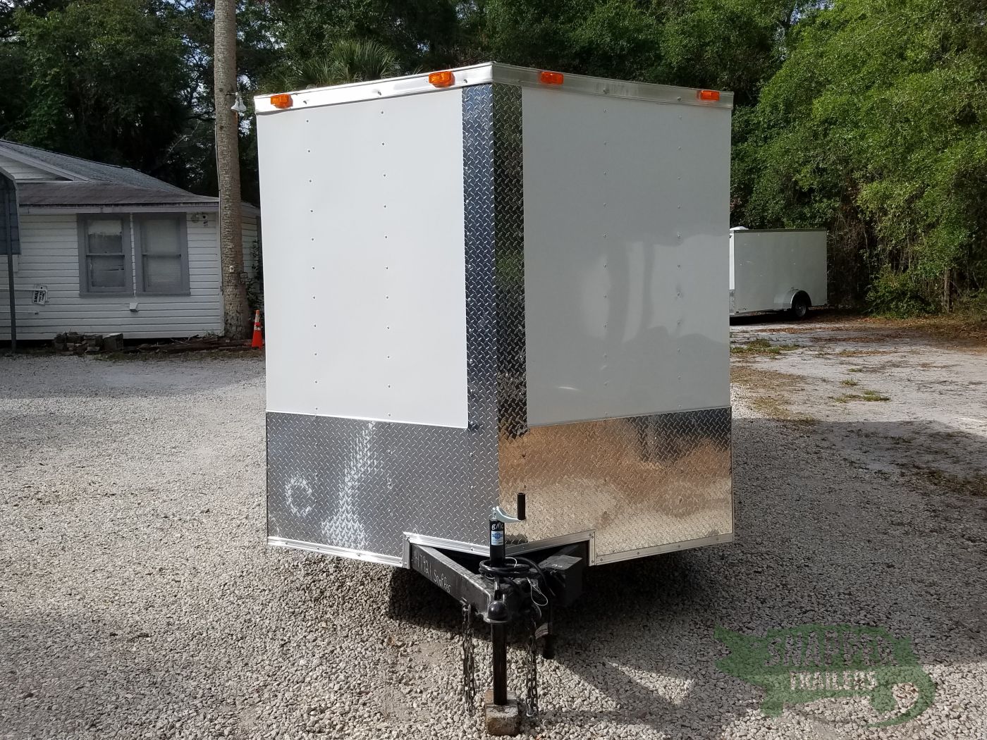 Freedom Trailers 7x16 TA Trailer - White, Double Doors, Side Door, Extra Height - Image 17