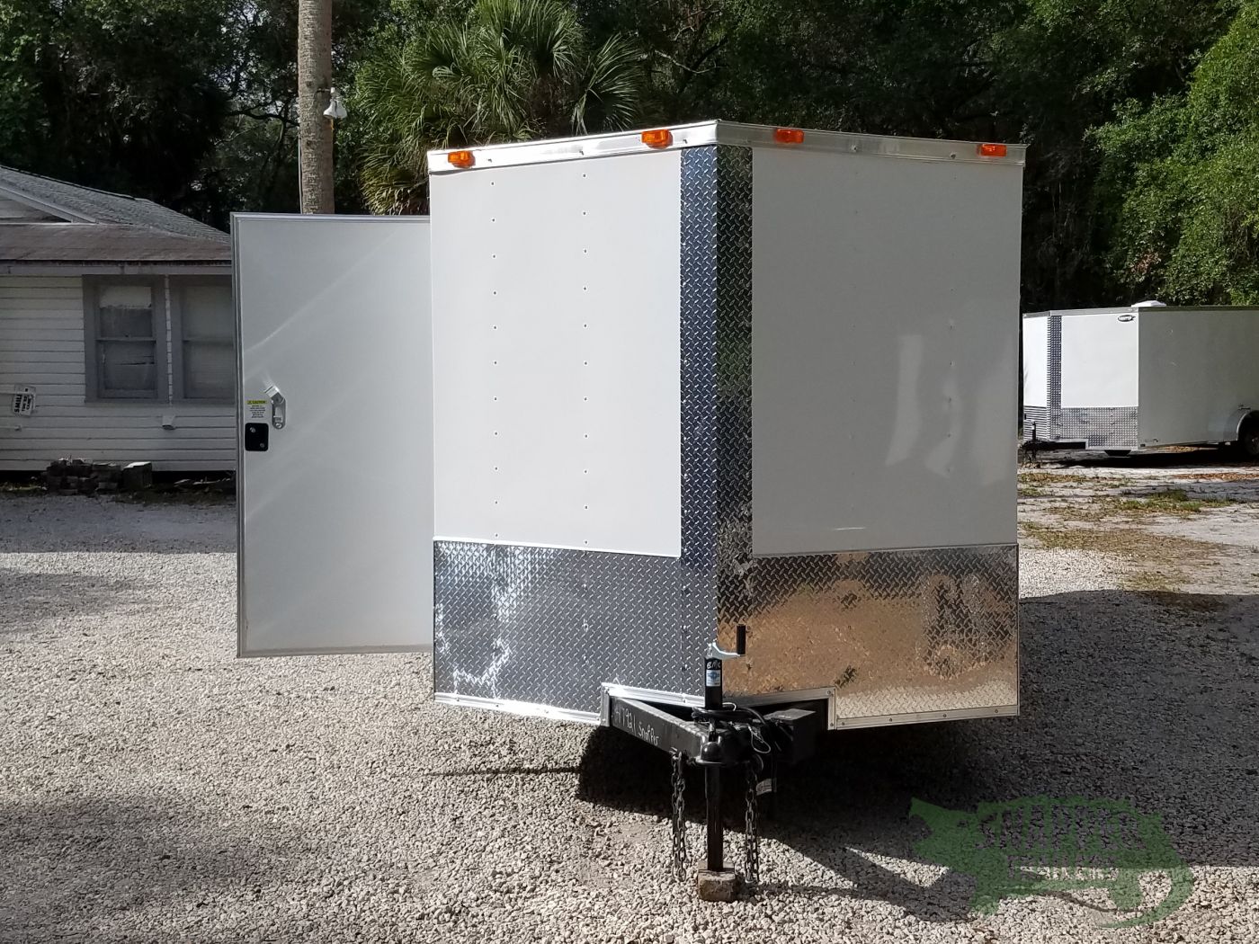 Freedom Trailers 7x16 TA Trailer - White, Double Doors, Side Door, Extra Height - Image 15