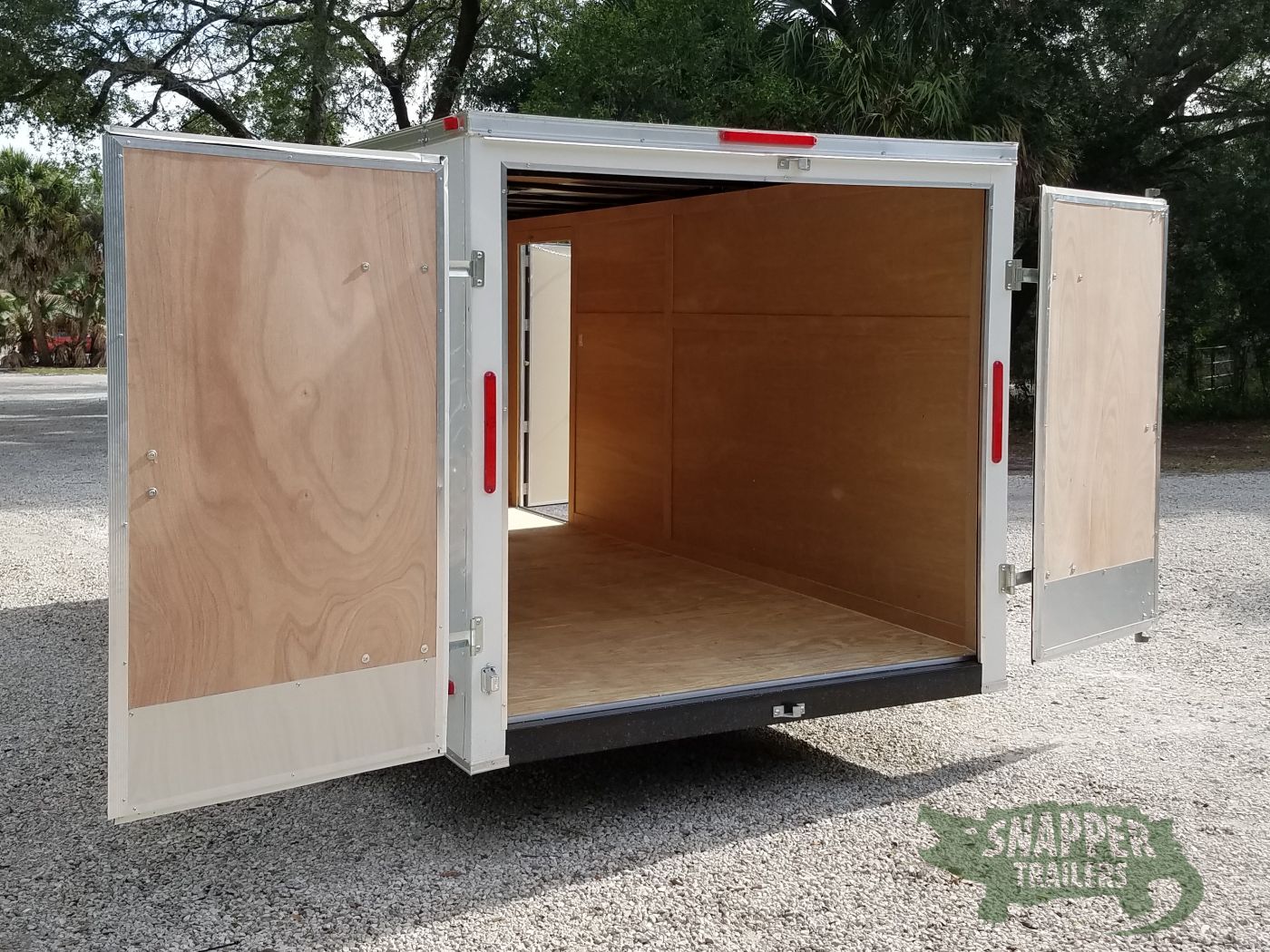 Freedom Trailers 7x16 TA Trailer - White, Double Doors, Side Door, Extra Height - Image 6