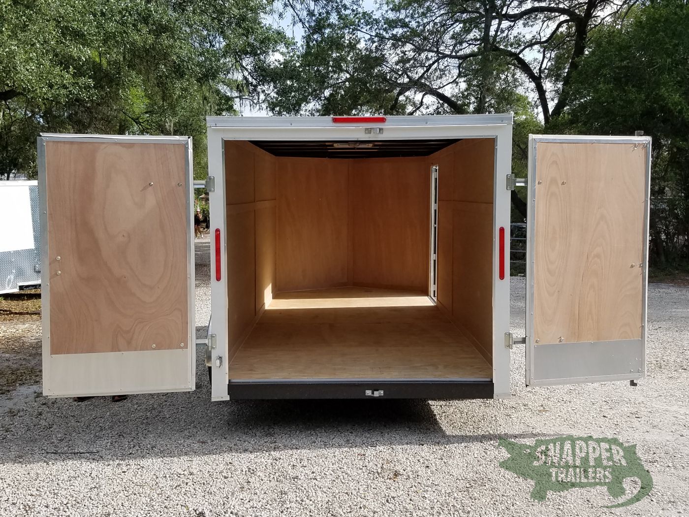 Freedom Trailers 7x16 TA Trailer - White, Double Doors, Side Door, Extra Height - Image 8