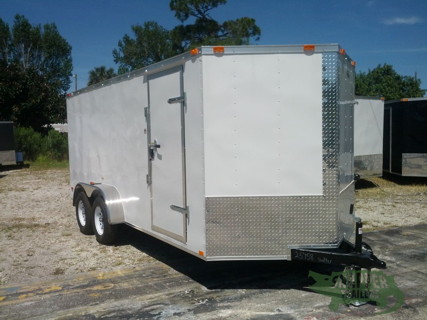 Freedom Trailers 7x16 TA Trailer - White, Ramp, Side Door, Extra Height - Image 12