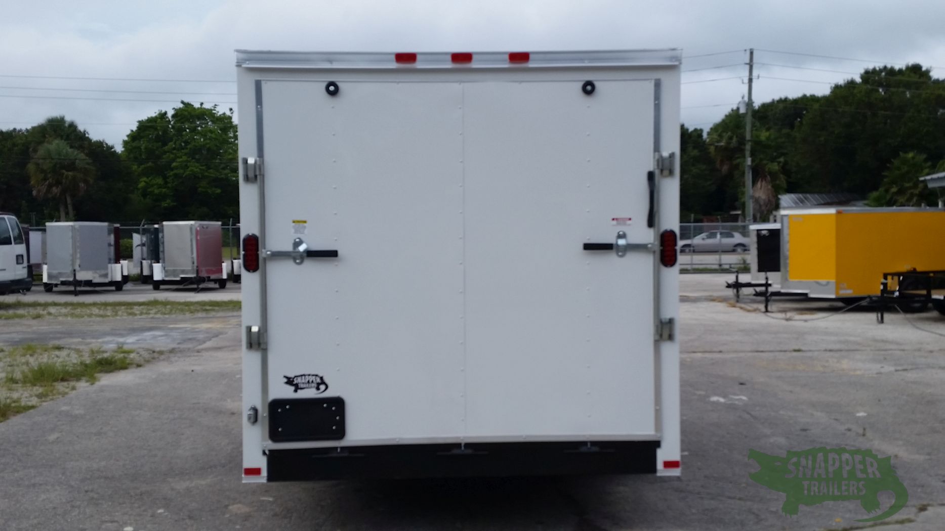 Freedom Trailers 7x18 TA Trailer - White, Ramp, Side Door, Extra Height - Image 7