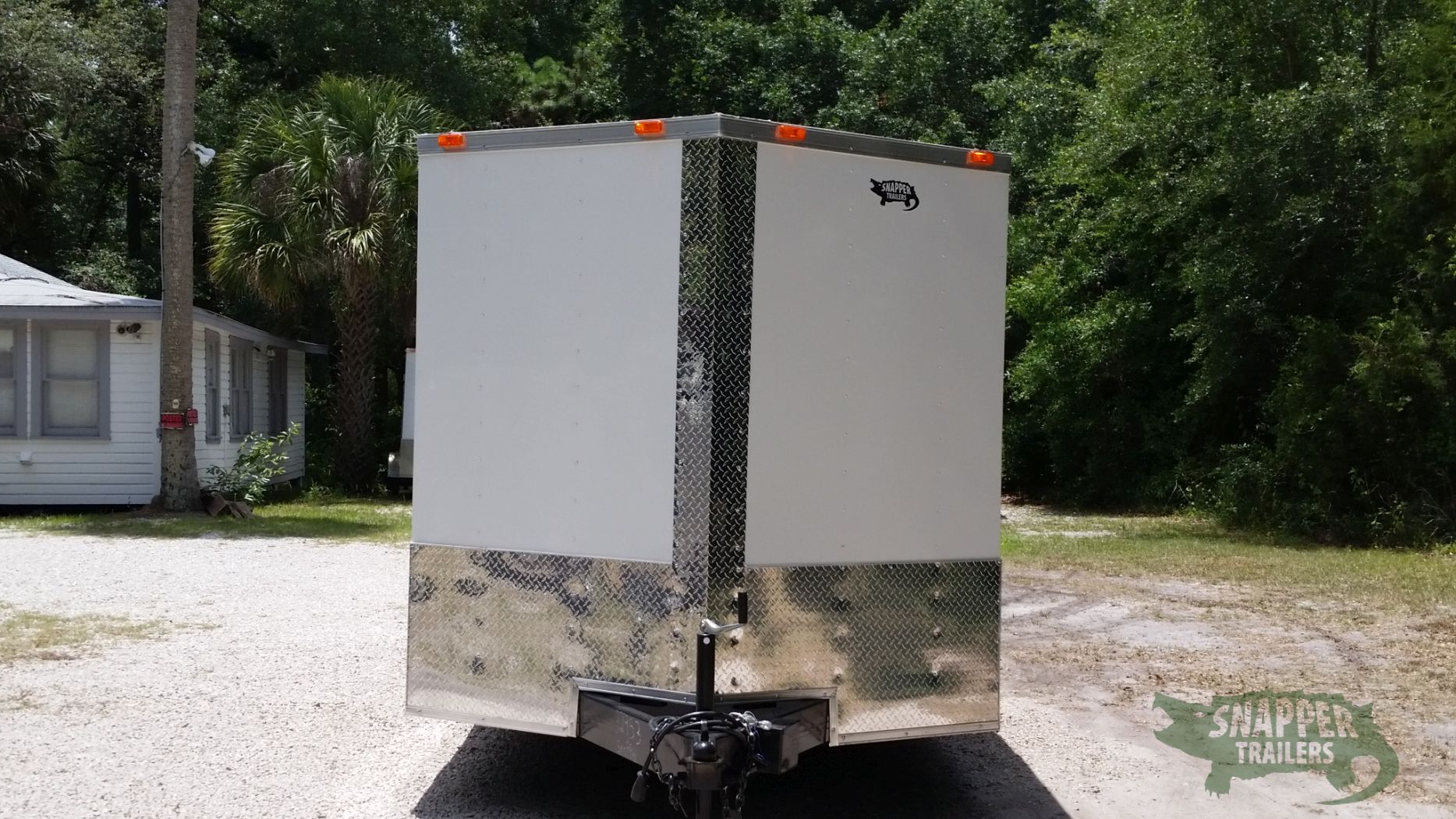 Freedom Trailers 7x20 TA Trailer - White, Ramp, Side Door, Extra Height - Image 13