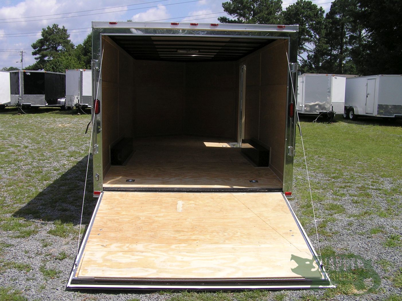 Freedom Trailers 8.5x18 TA Trailer - Black, Ramp, Side Door, D-Rings - Image 12