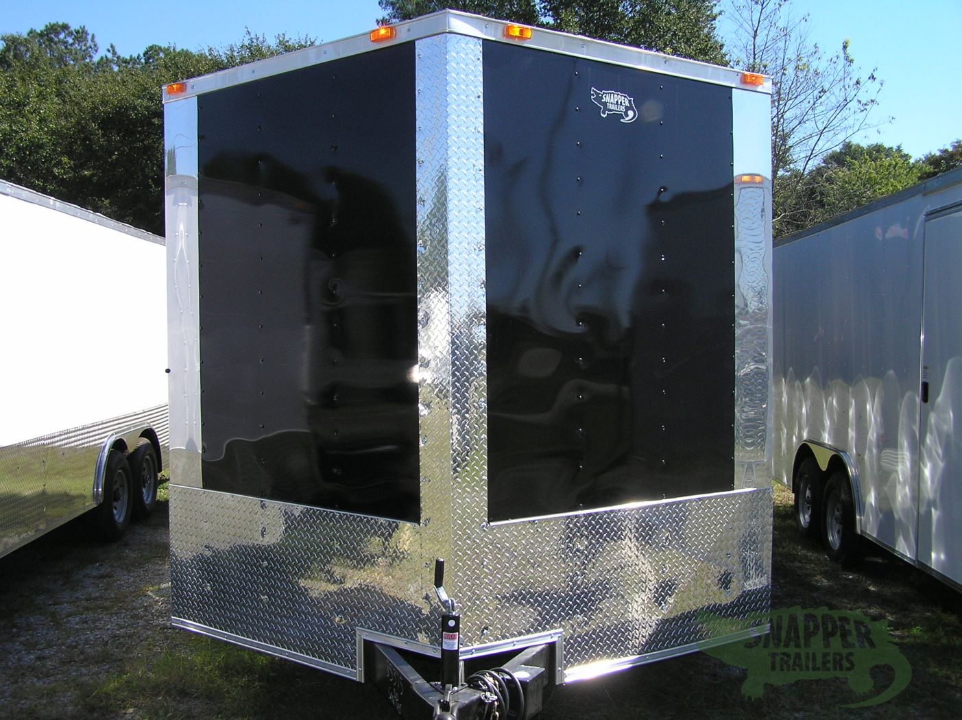 Freedom Trailers 8.5x20 TA Trailer - Black, Ramp, Side Door, 5K Axles, D-Rings, Extra Height - Image 8