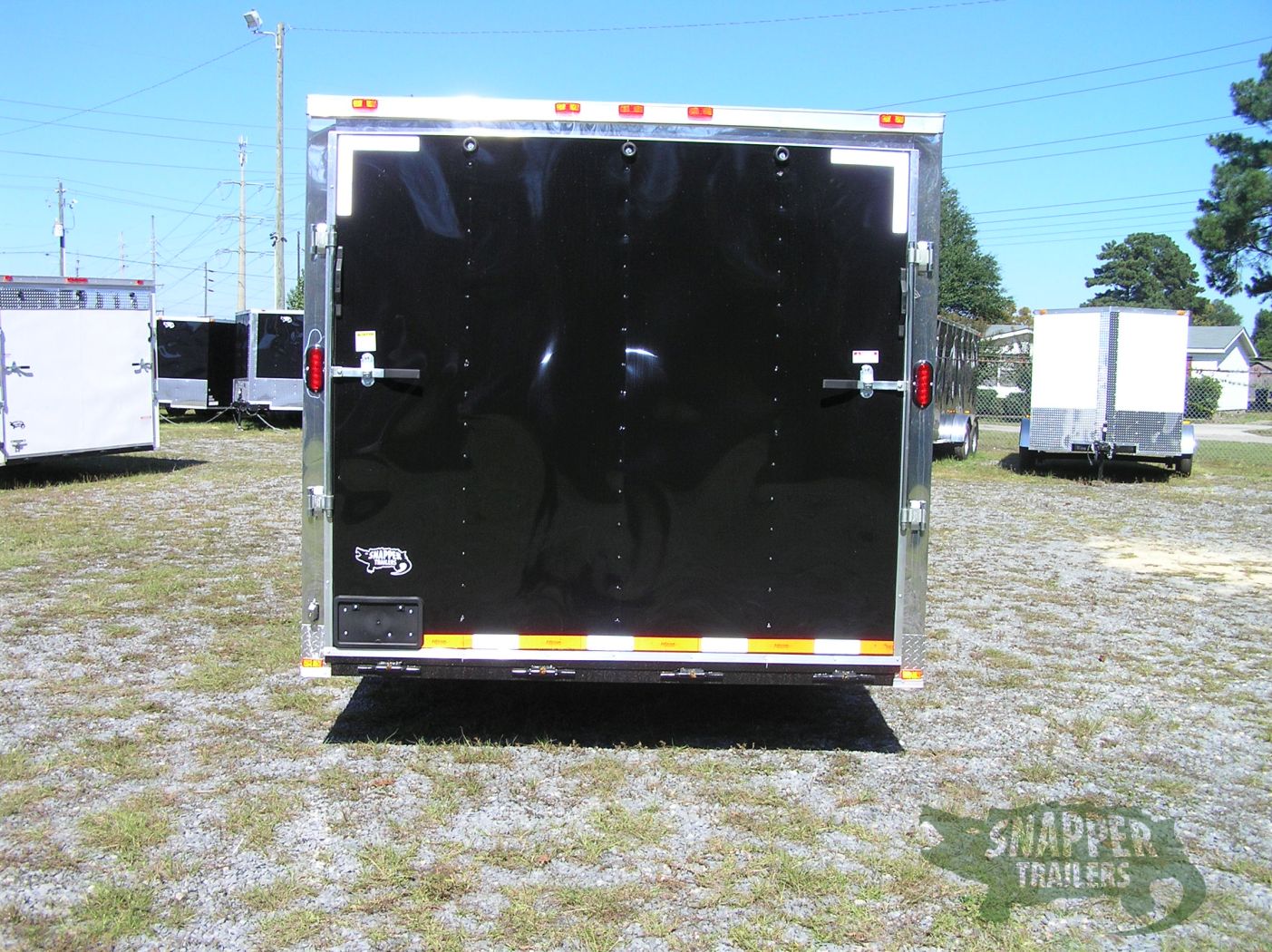 Freedom Trailers 8.5x20 TA Trailer - Black, Ramp, Side Door, 5K Axles, D-Rings, Extra Height - Image 3