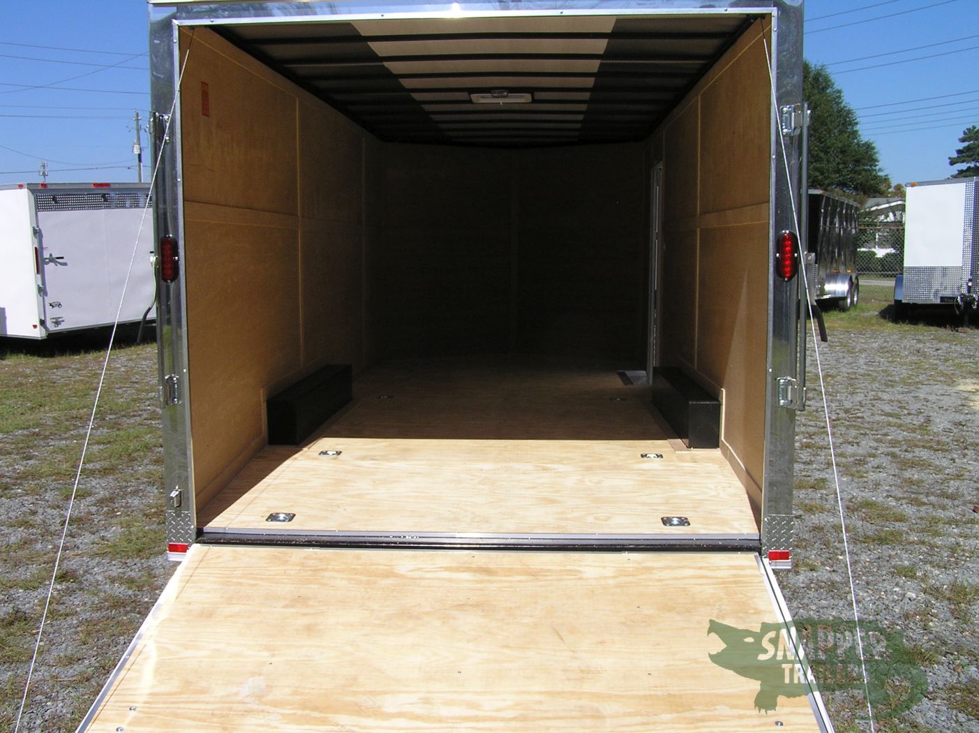 Freedom Trailers 8.5x20 TA Trailer - Black, Ramp, Side Door, 5K Axles, D-Rings, Extra Height - Image 13