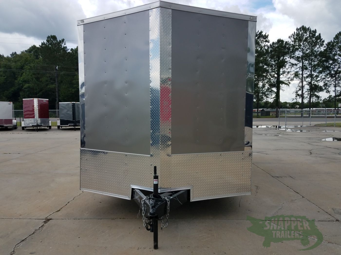 Quality Cargo 8.5x20 TA Trailer - Pewter, Heavy Duty Ramp, Side Door, D-Rings, 5K Axles, Extra Height - Image 10