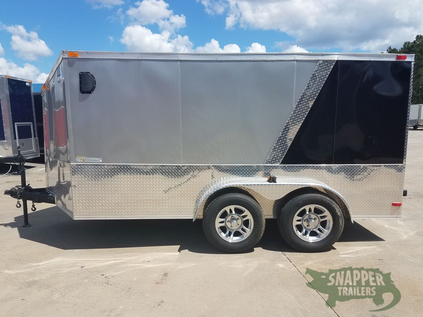 South Georgia Cargo 7x12 TA Trailer - SilverBlack, Torsion Axles, E-Track, Reduced Height, Additional Options - Image 3