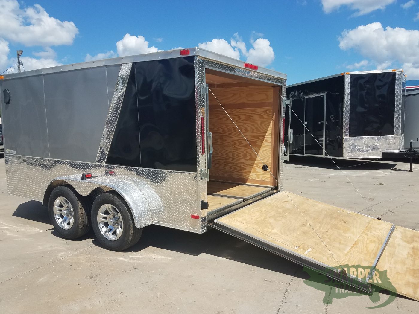 South Georgia Cargo 7x12 TA Trailer - SilverBlack, Torsion Axles, E-Track, Reduced Height, Additional Options - Image 4