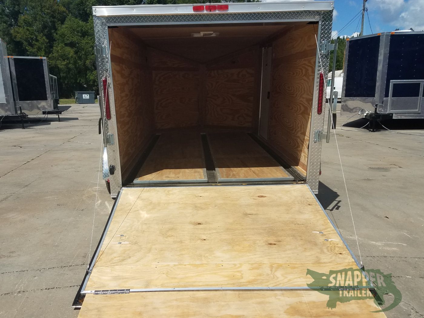 South Georgia Cargo 7x12 TA Trailer - SilverBlack, Torsion Axles, E-Track, Reduced Height, Additional Options - Image 5