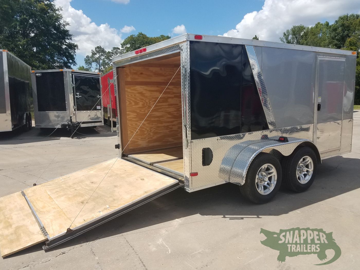 South Georgia Cargo 7x12 TA Trailer - SilverBlack, Torsion Axles, E-Track, Reduced Height, Additional Options - Image 7