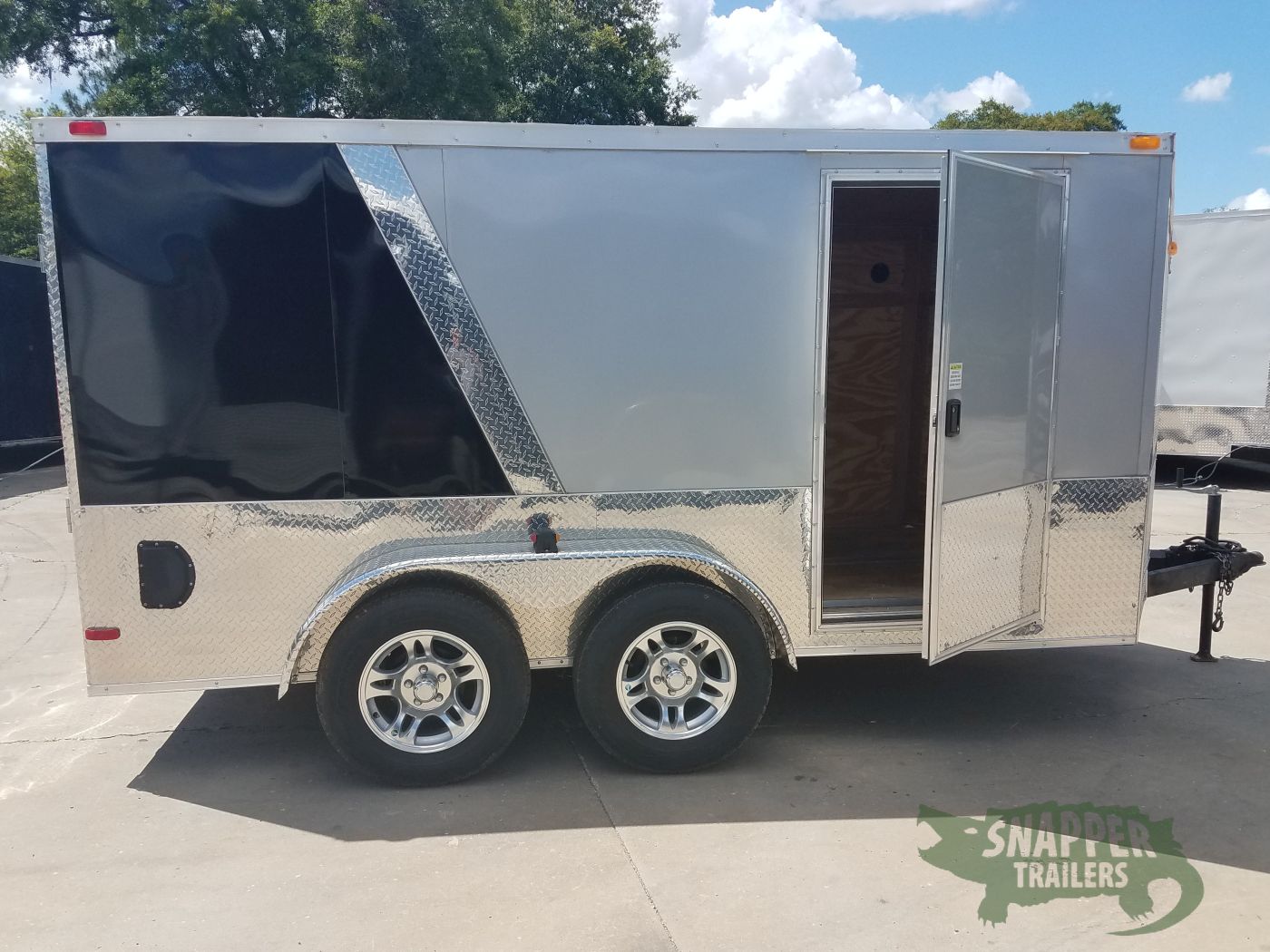 South Georgia Cargo 7x12 TA Trailer - SilverBlack, Torsion Axles, E-Track, Reduced Height, Additional Options - Image 9