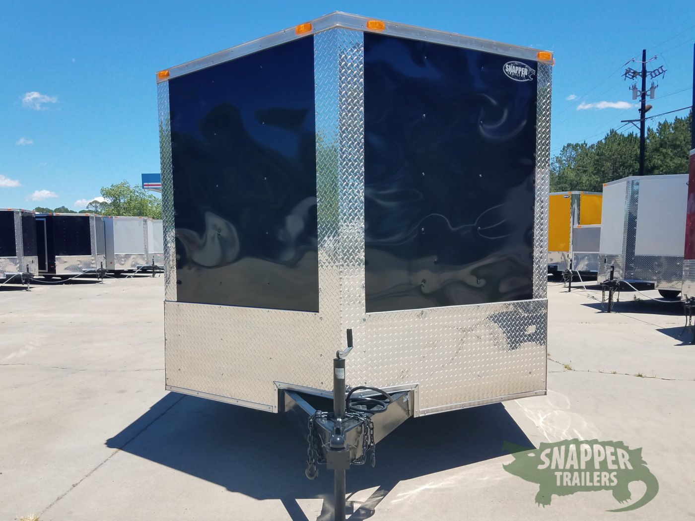 South Georgia Cargo 8.5x20 TA Trailer - Black, Ramp, Two Side Doors - Image 10