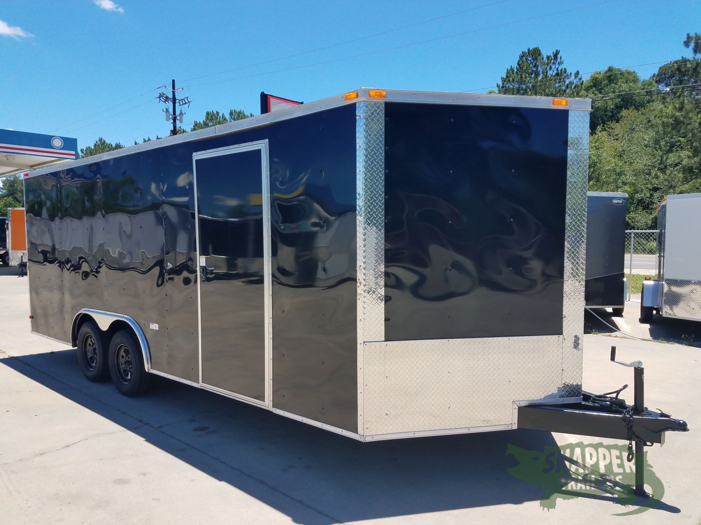 South Georgia Cargo 8.5x20 TA Trailer - Black, Ramp, Two Side Doors - Image 9