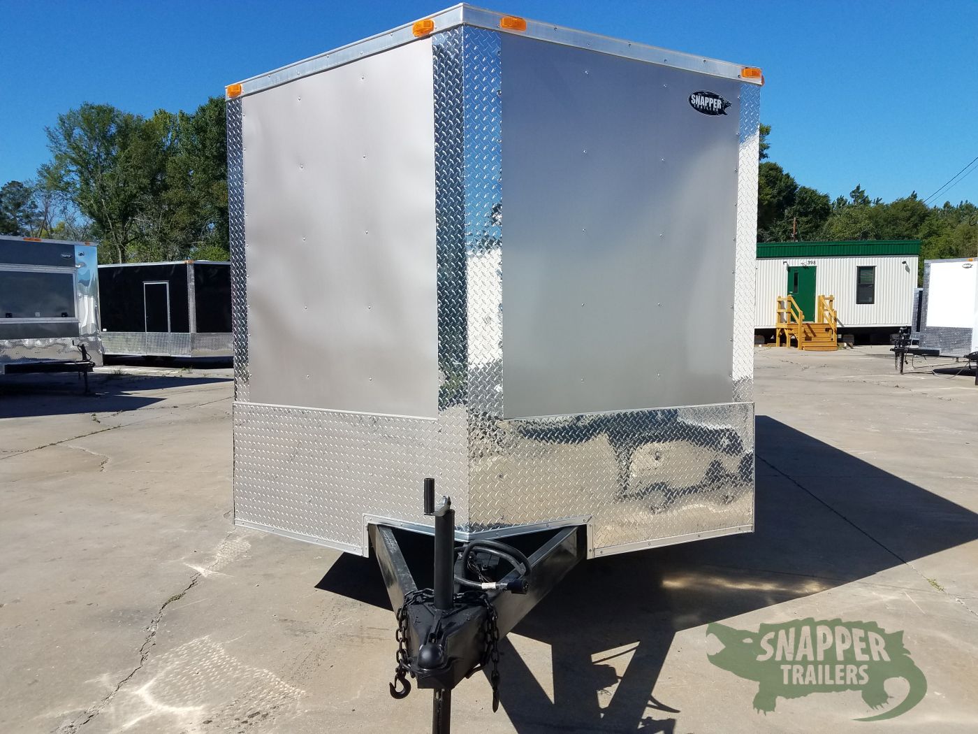 South Georgia Cargo 8.5x18 TA Trailer - Champagne, Ramp, Side Door, Extended Tongue, ATP Wrap, LED Lighting - Image 7