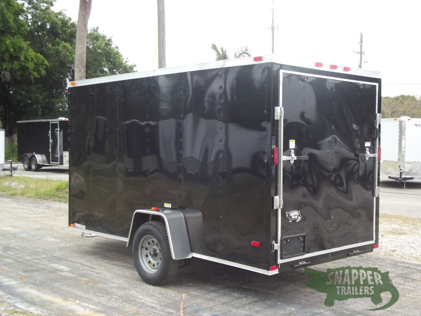 Freedom Trailers 6x12 SA Trailer - Black, Ramp, Side Door, Extra Height - Image 5