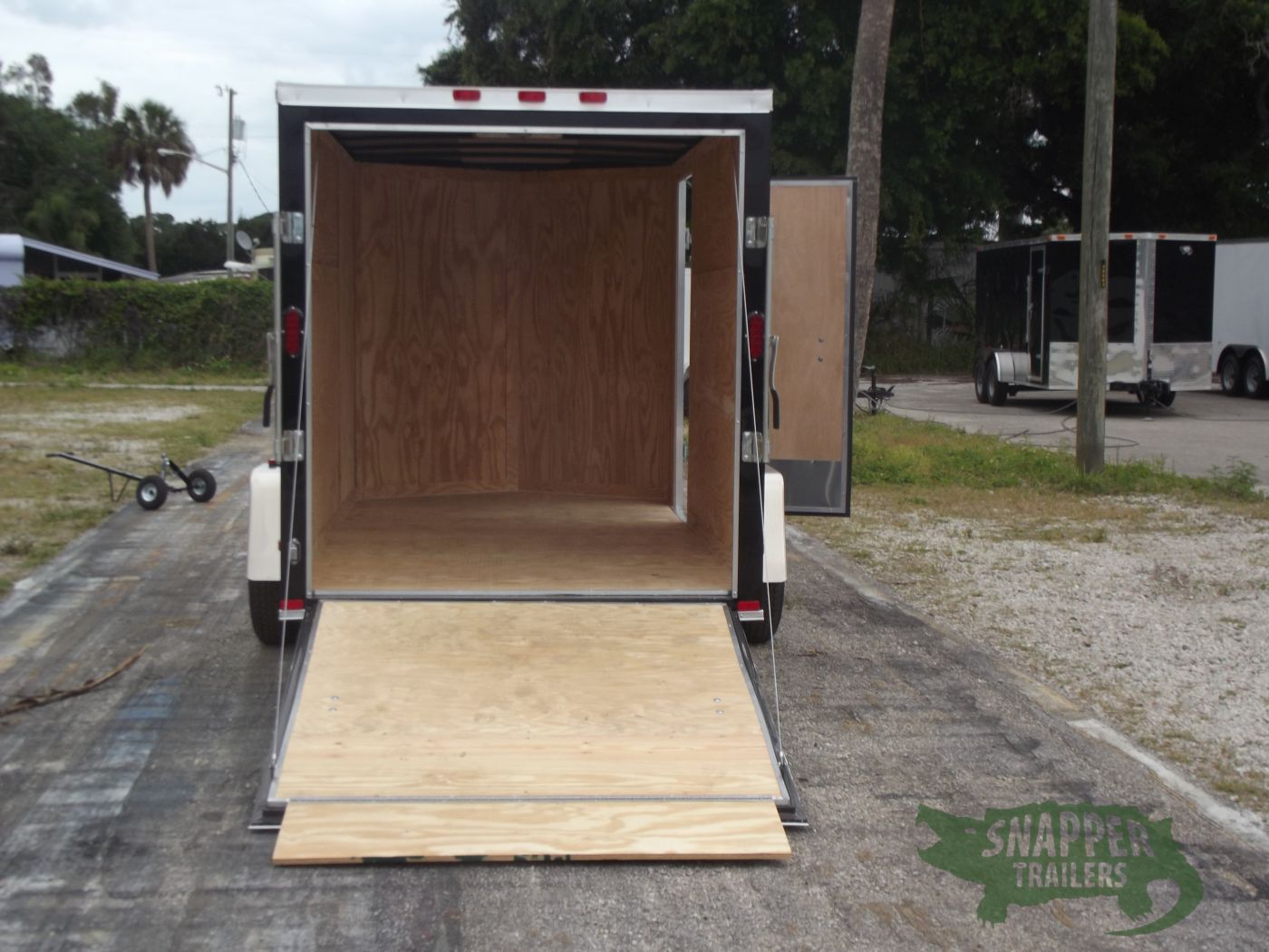 Freedom Trailers 6x12 SA Trailer - Black, Ramp, Side Door, Extra Height - Image 6