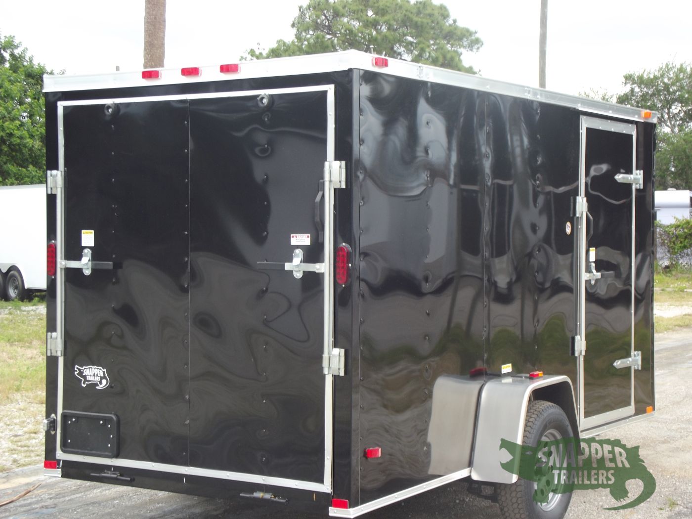 Freedom Trailers 6x12 SA Trailer - Black, Ramp, Side Door, Extra Height - Image 9